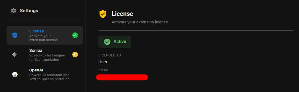 Activate License