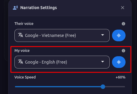 Narrate My Voice