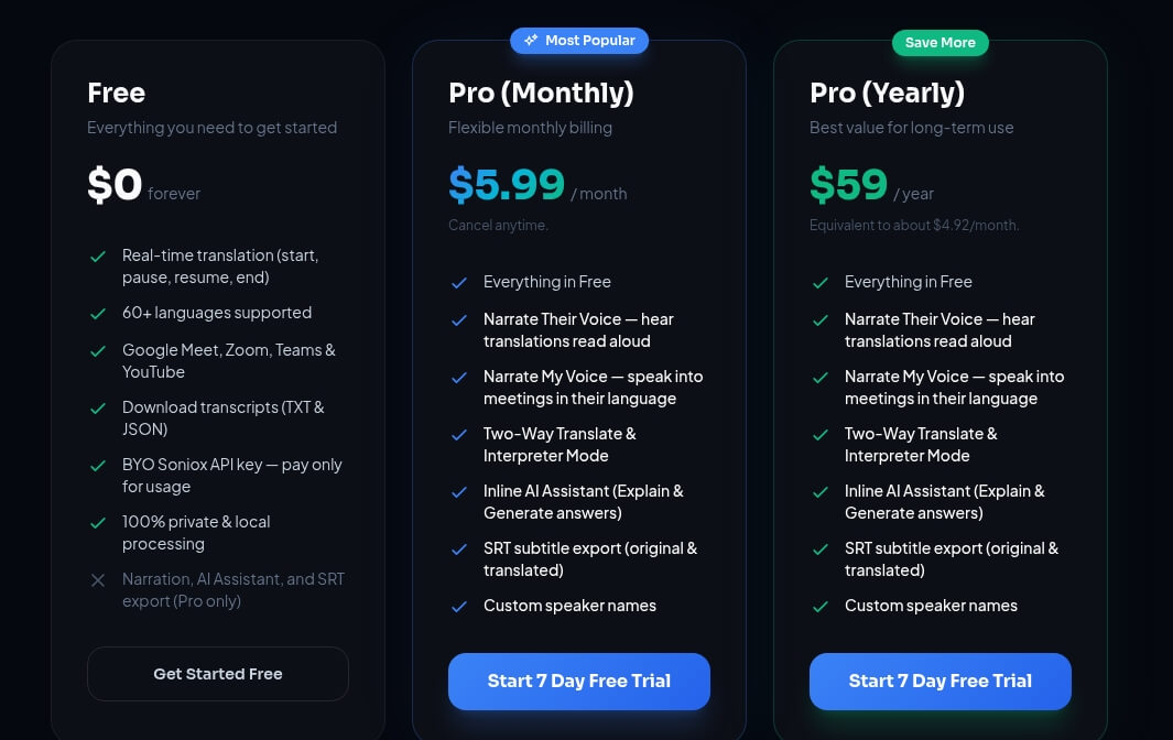 Purchase Page